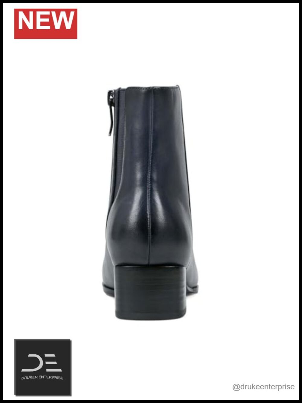 Easy Spirit Sidney Dress Booties Calfskin Leather Ankle Boots Zip - Picture 5 of 5